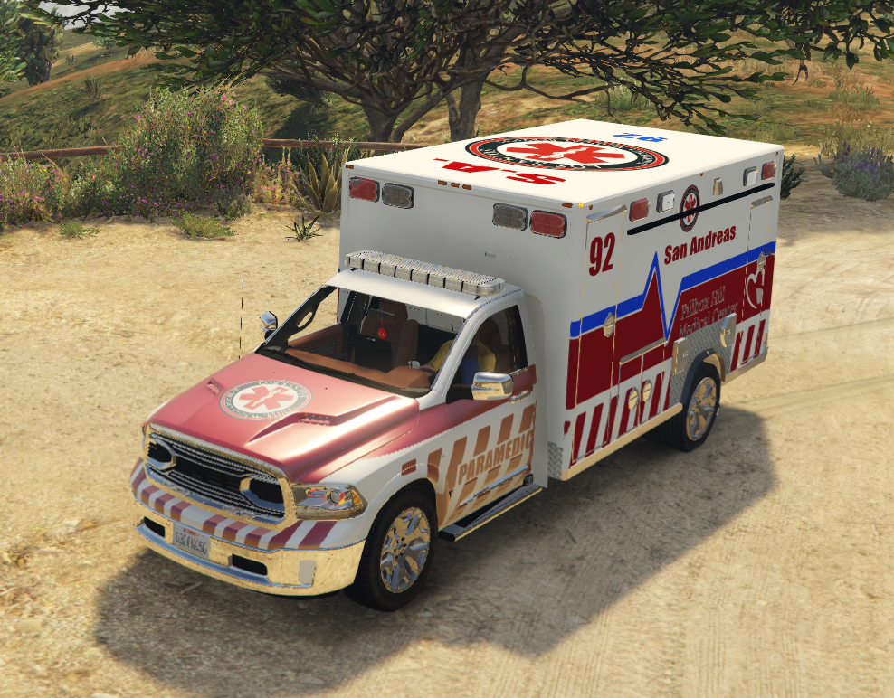(Debadged) Pillbox EMS AMbulance