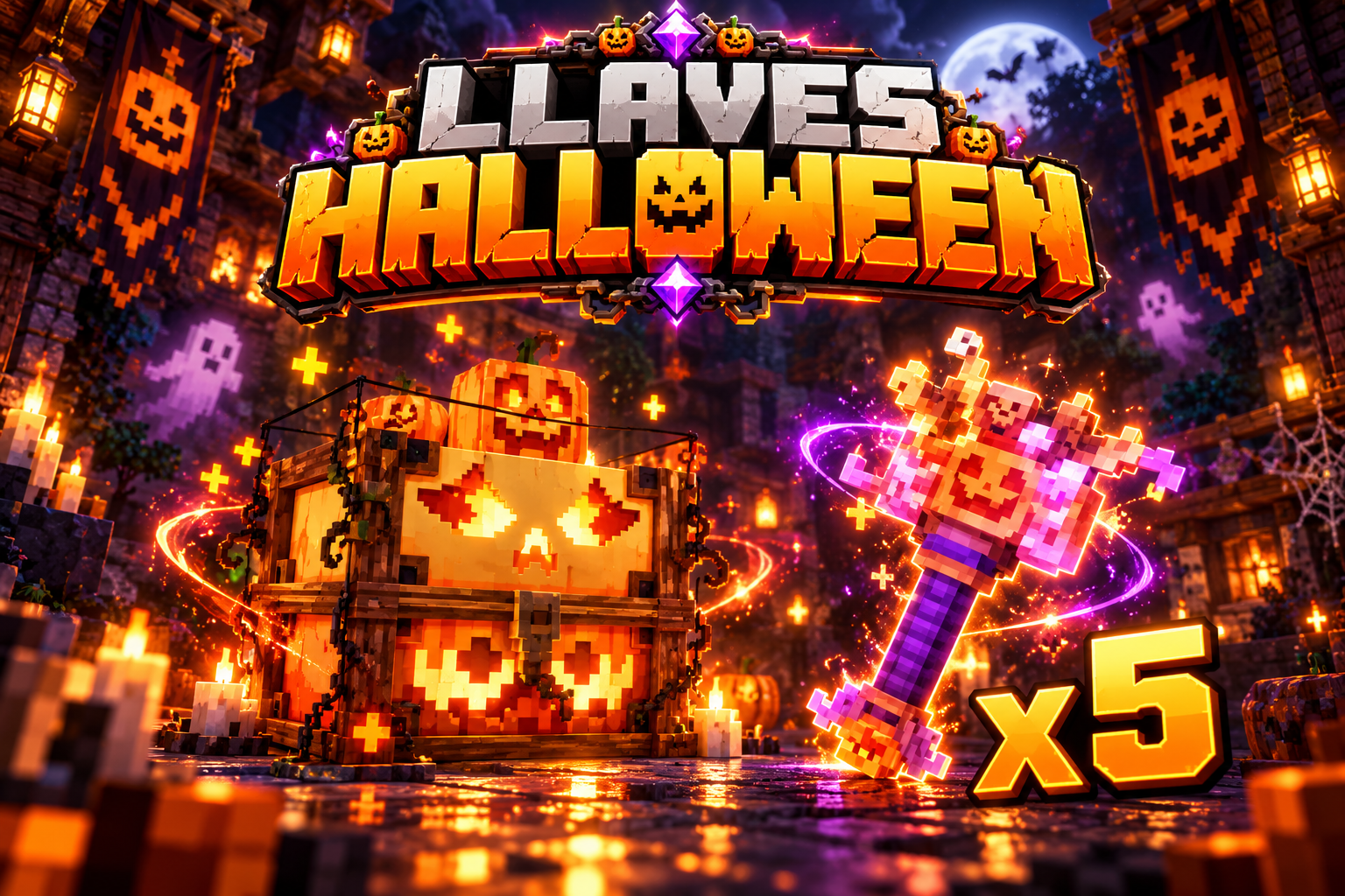 Llaves Halloween (x5)