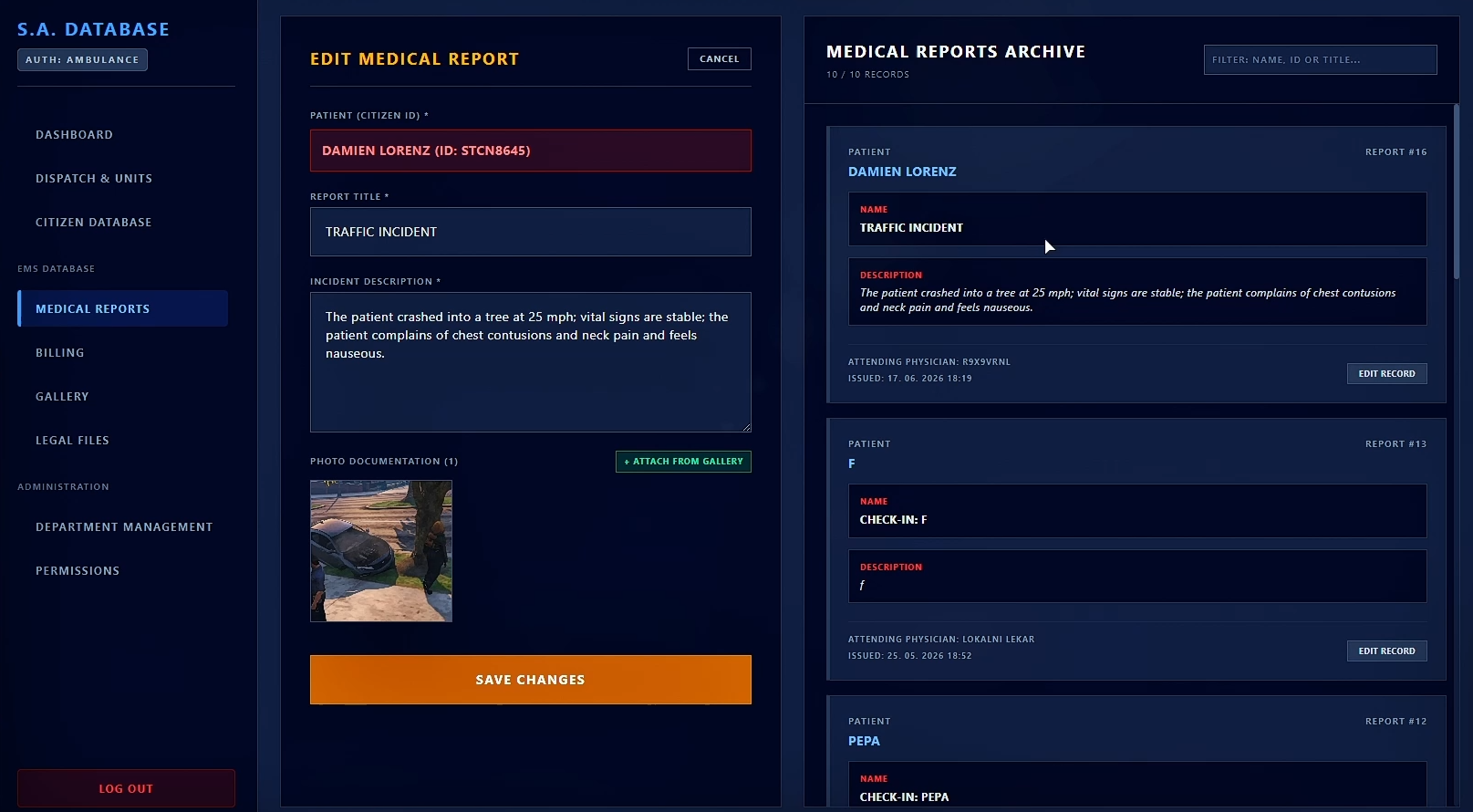 Mobile Data Terminal