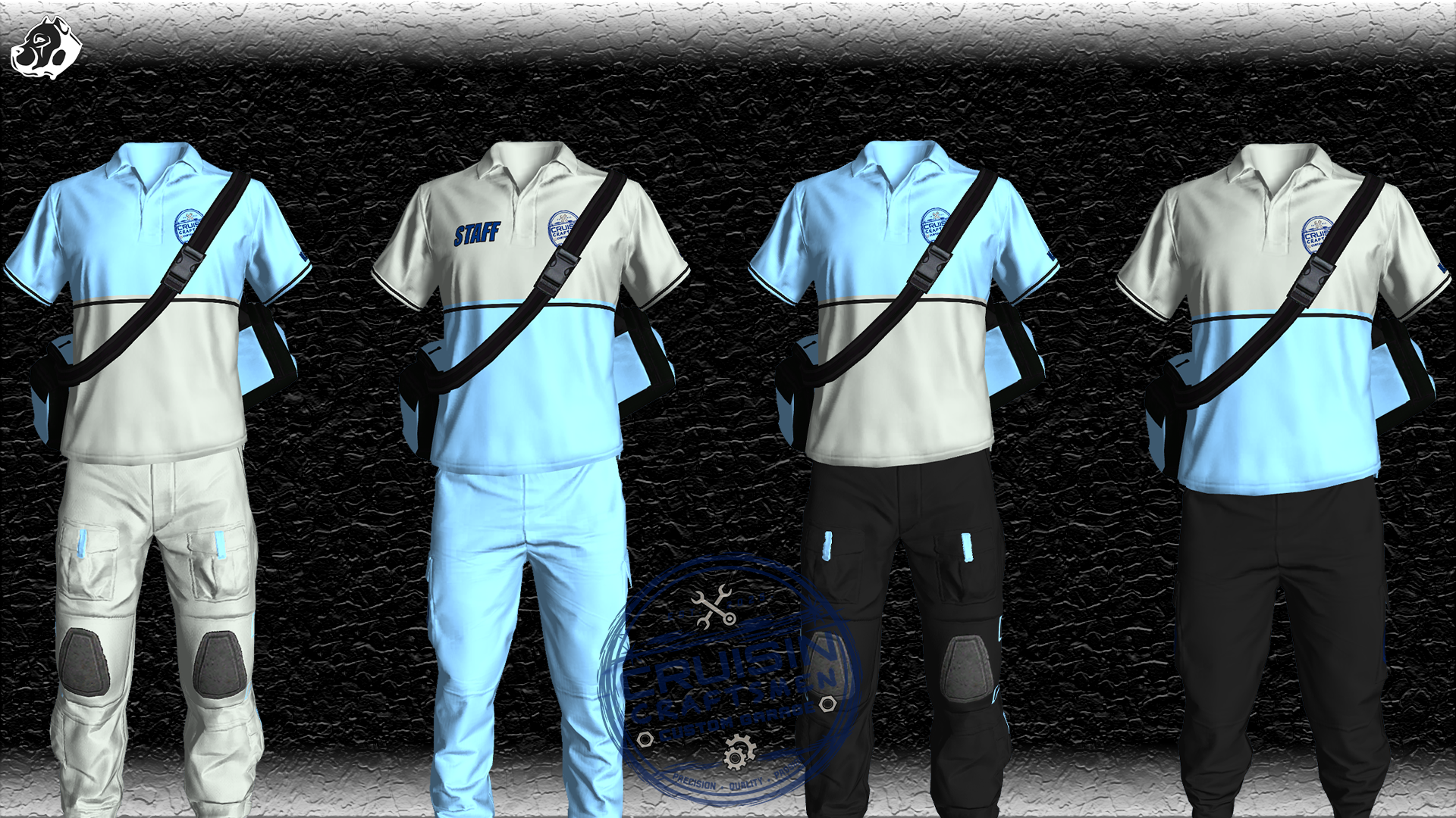 Cruisin Craftman Custom Garage Uniform| Fivem Mechanic Clothing