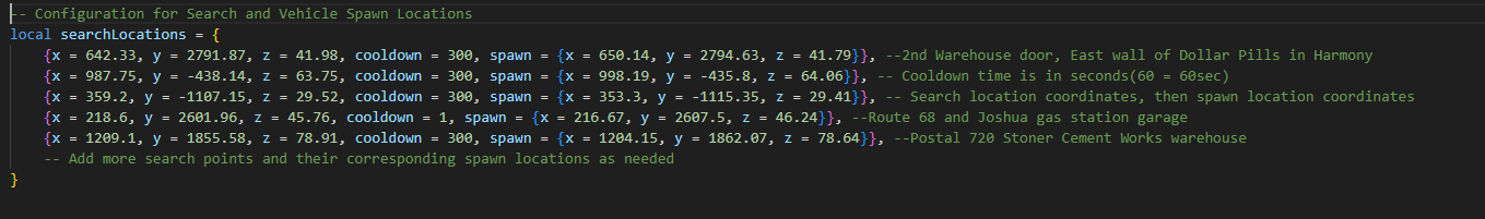 Standalone Garage Search System! - Script