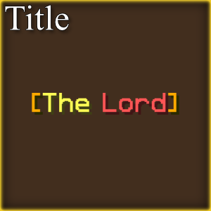 The Lord [Title]