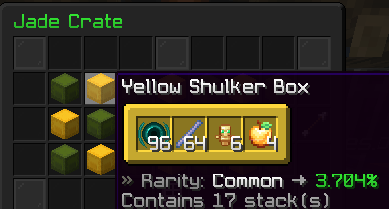 Jade crate key