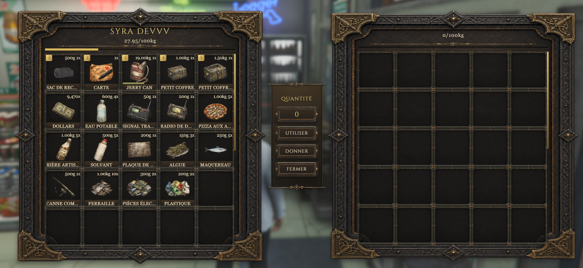 Medieval ox-inventory redesign