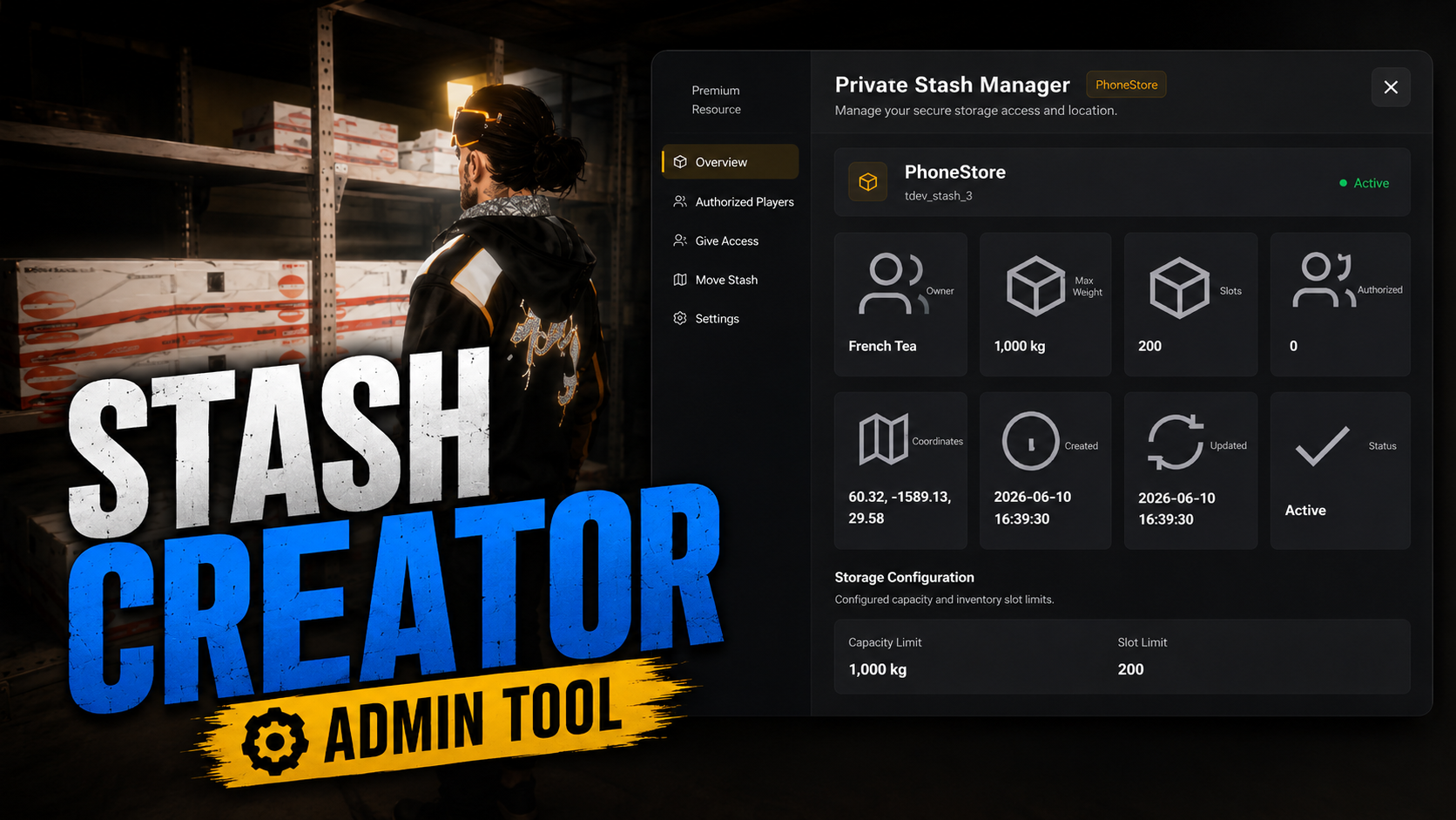 Stash Creator