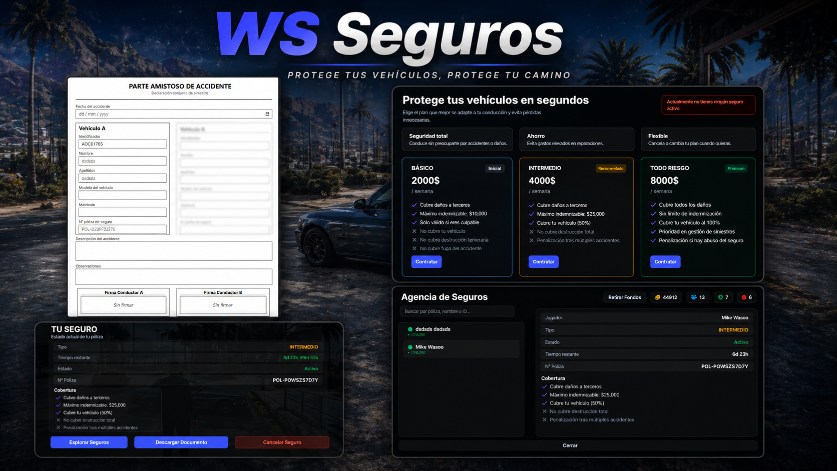 WS SEGUROS | QBCORE