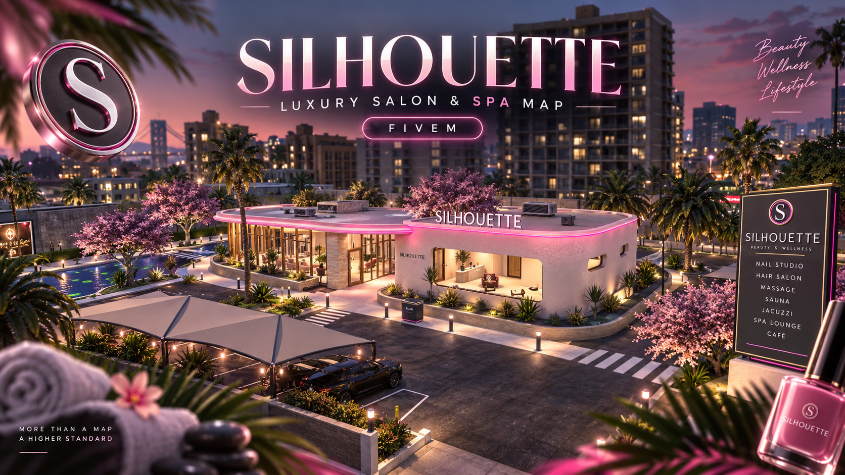 Silhouette Salon (Nails, Hair, Spa, Cafe) MLO