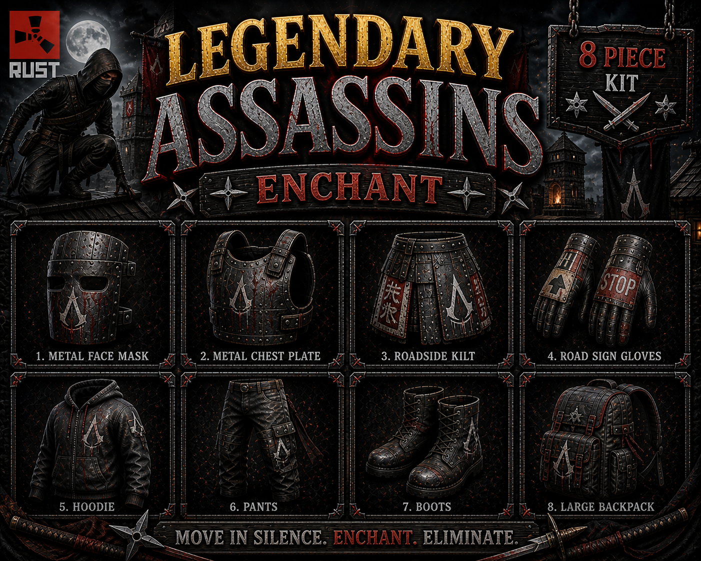 ASSASSINS  - Legendary Enchanted Set