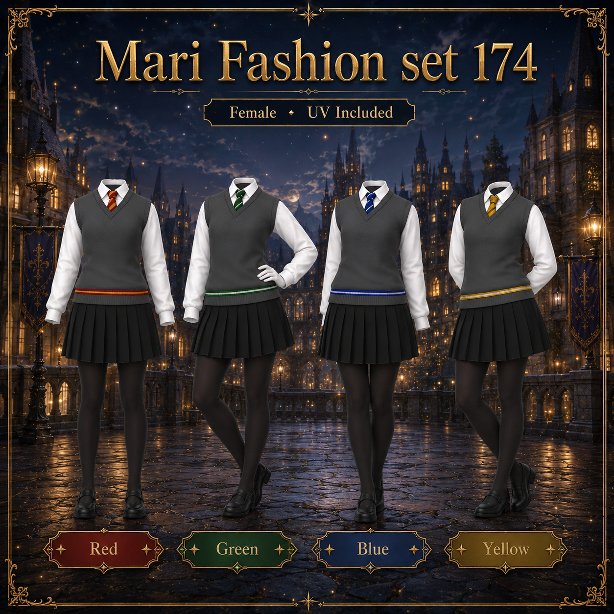 Pack: Cloth Wizard School