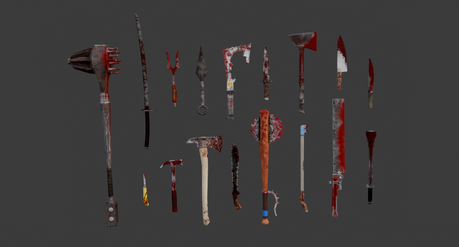 [Bloody Melee Weapon Pack] Lifetime Weapons-Melee
