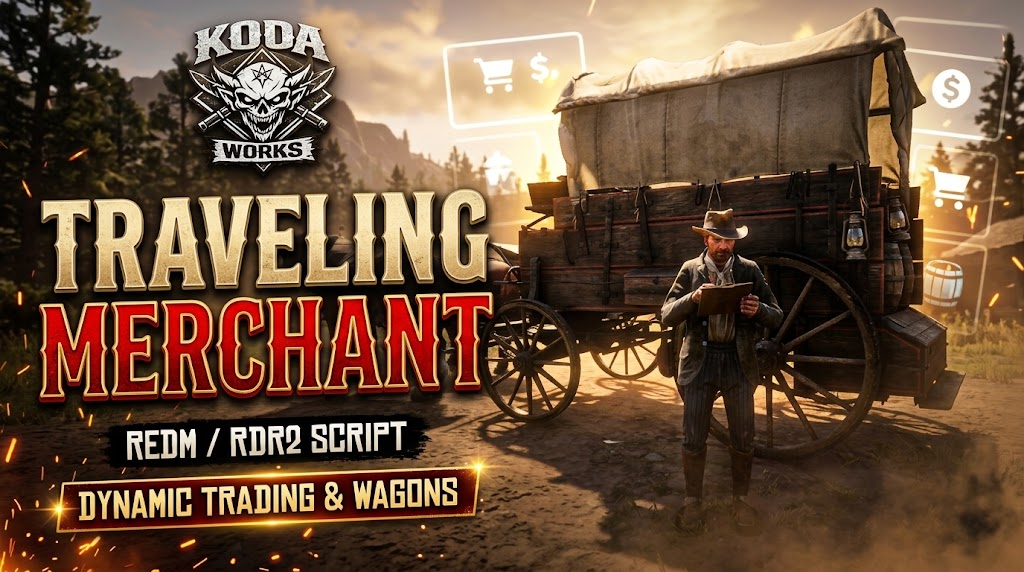 Traveling Merchant | REDM |  RSG-Core |  VORP-Core | OpenSource