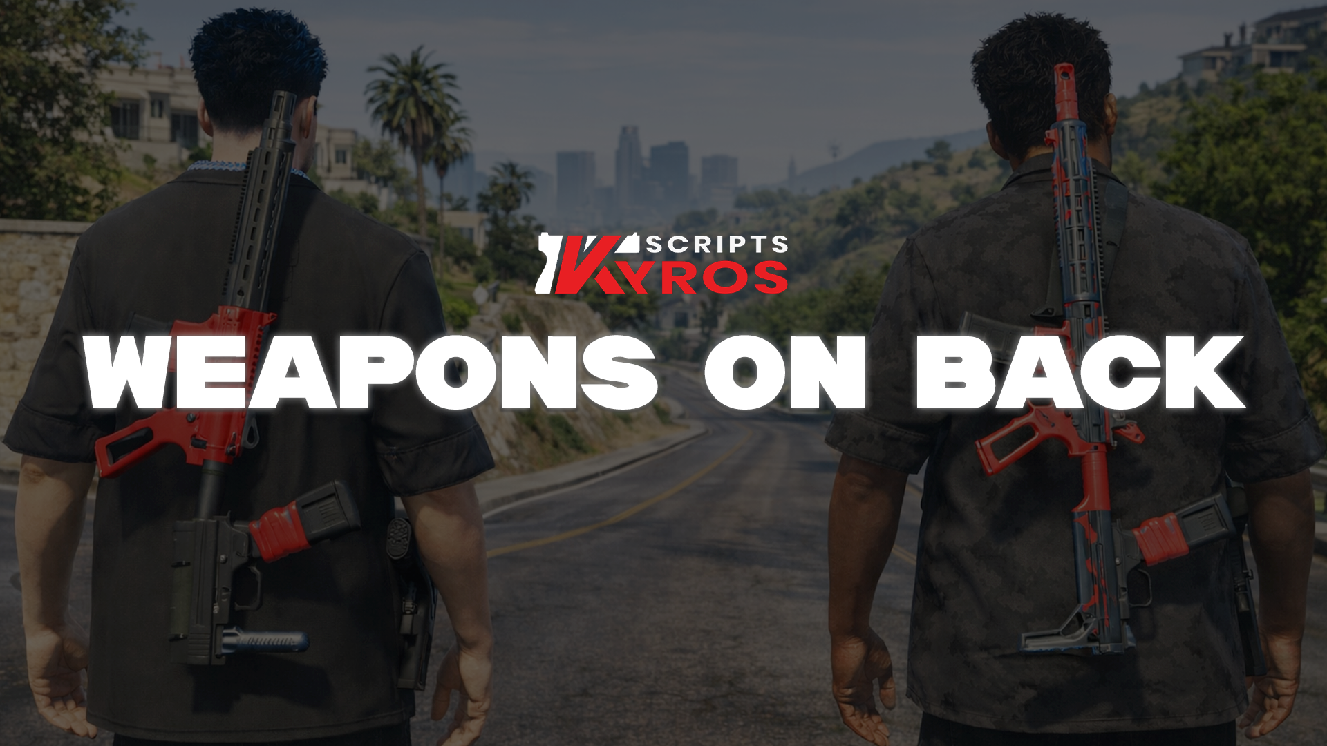WEAPONS ON BACK