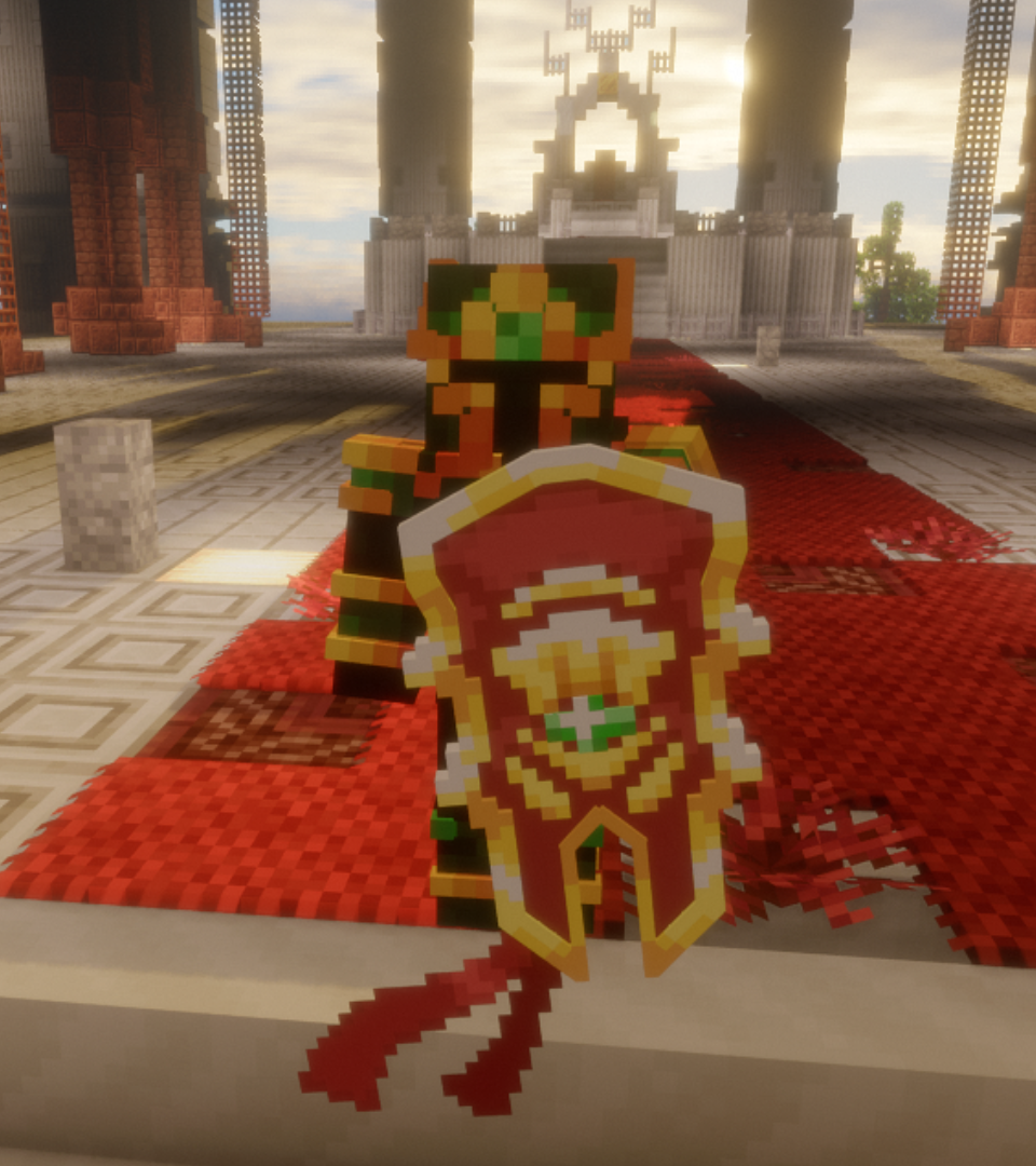 Golden Knight shield