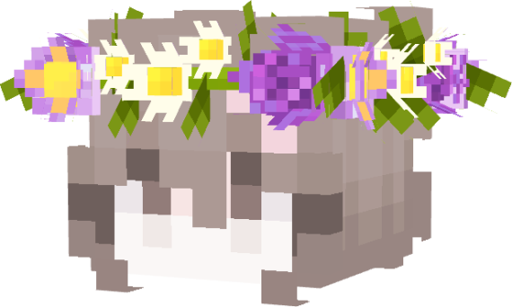 Purple Flower Crown