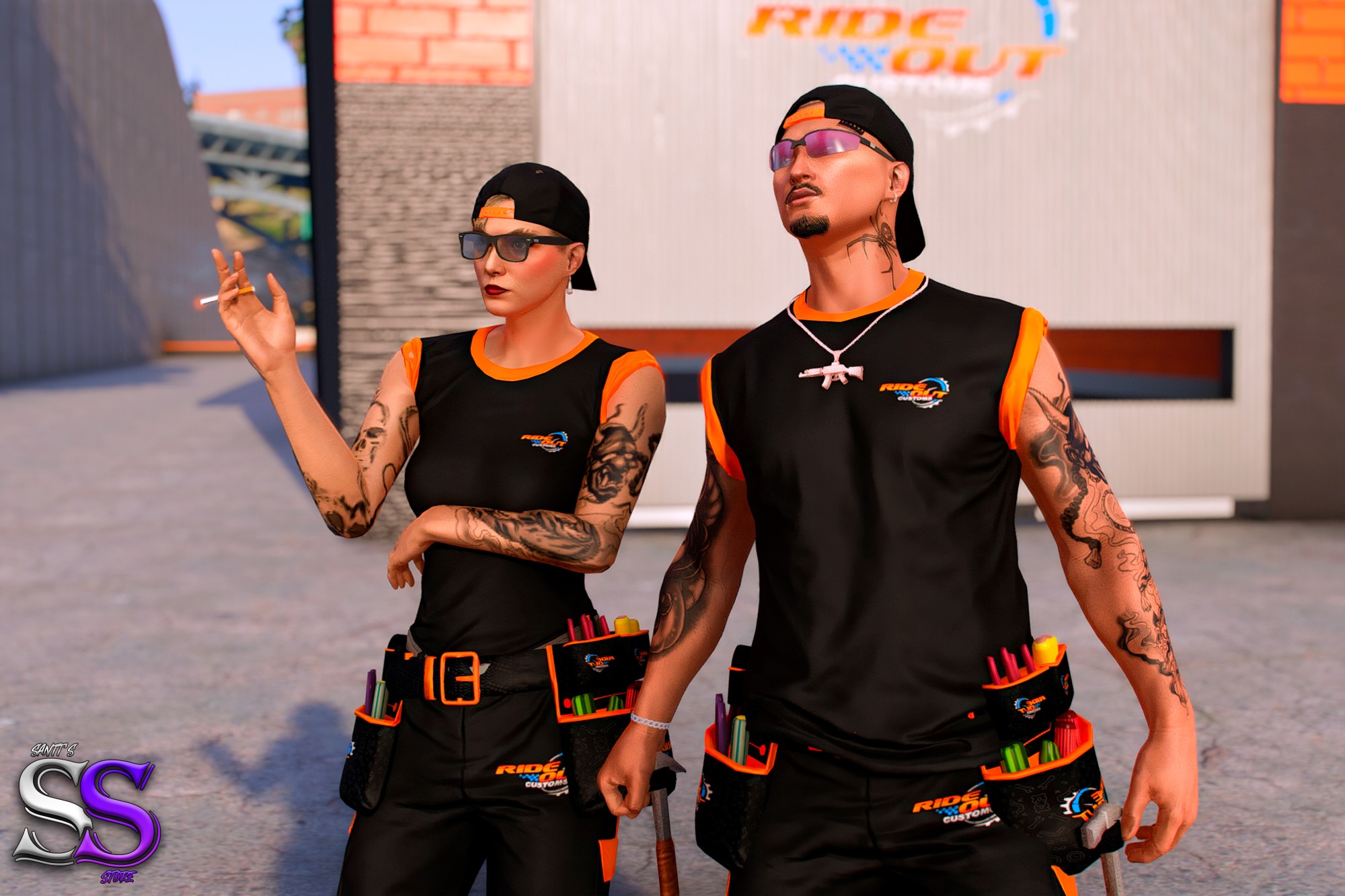 Ride Out Customs Mechanic Clothing Pack
