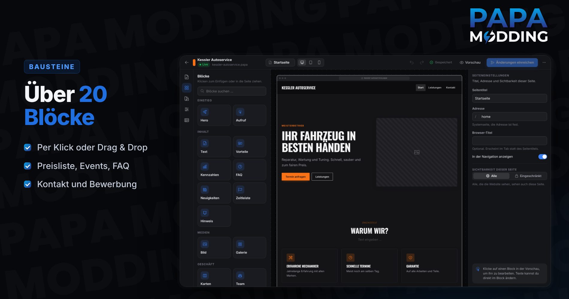 Ultimativer Website-Baukasten Screenshot 5