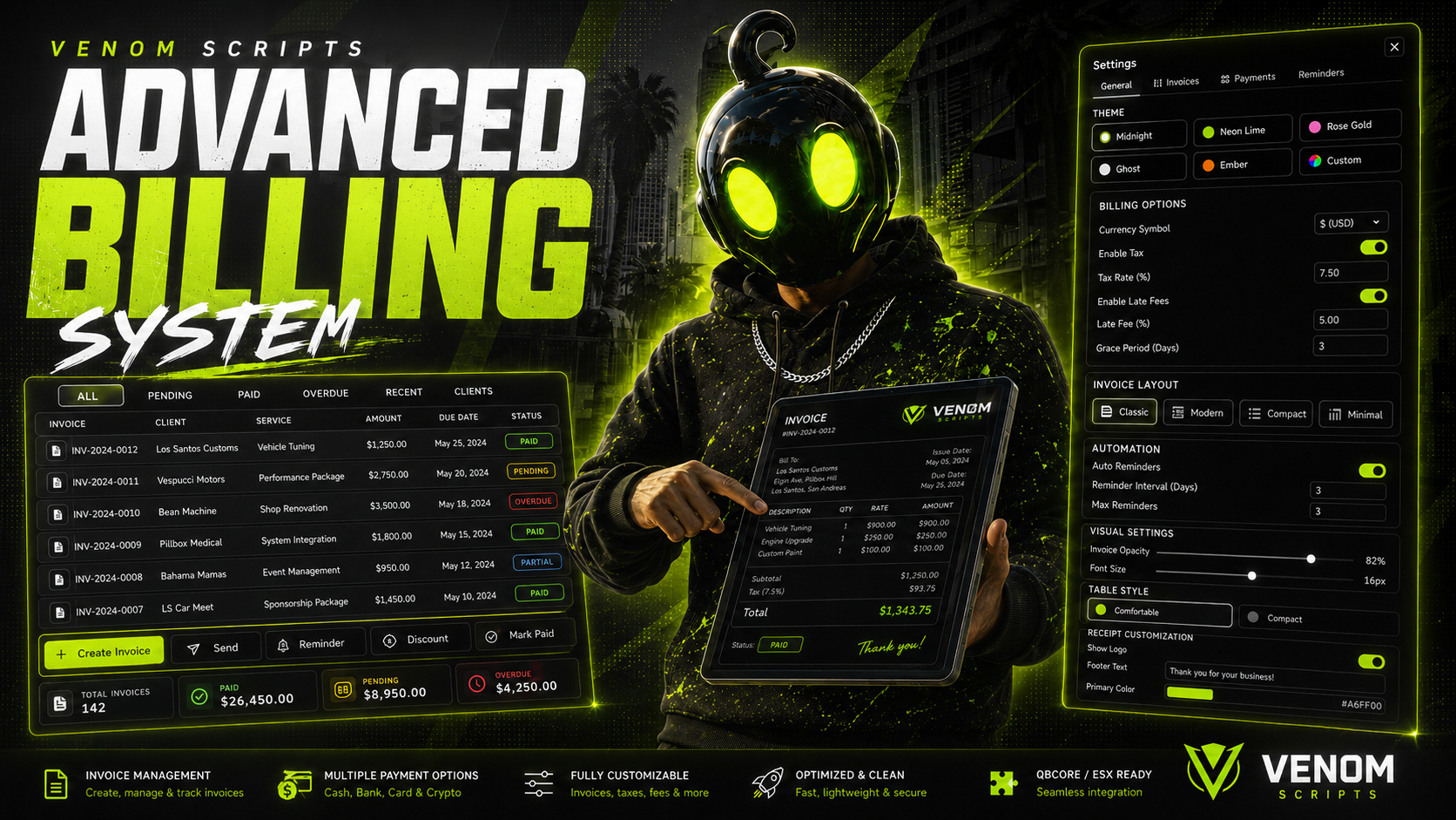 ADVANCED BILLING SYSTEM — Modern Invoicing & Payment Management