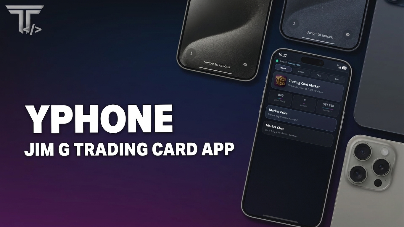 Jim-G Trading Card - YSeries Phones app