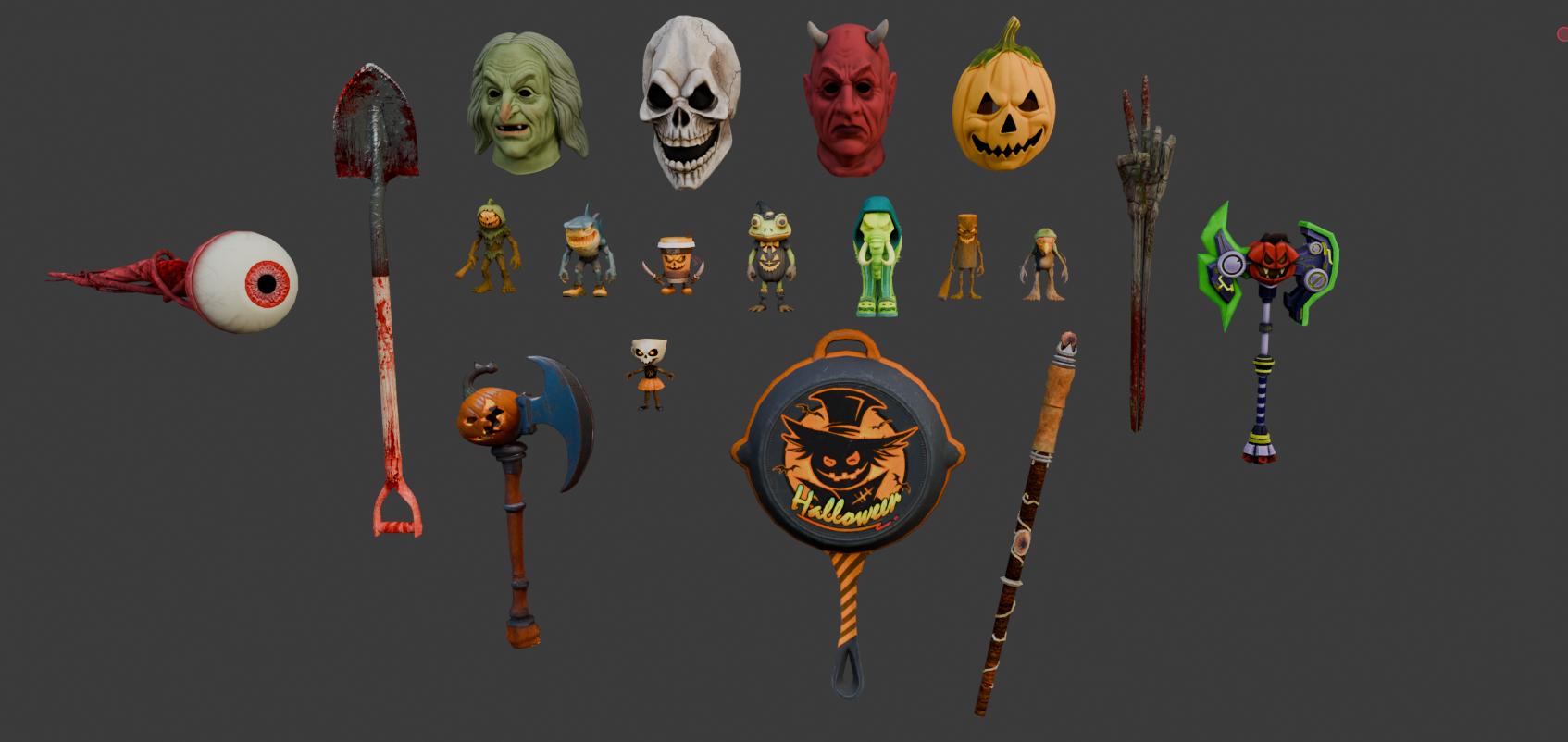 [Halloween Pack 2026] Lifetime Weapons-Melee Clothes Pets