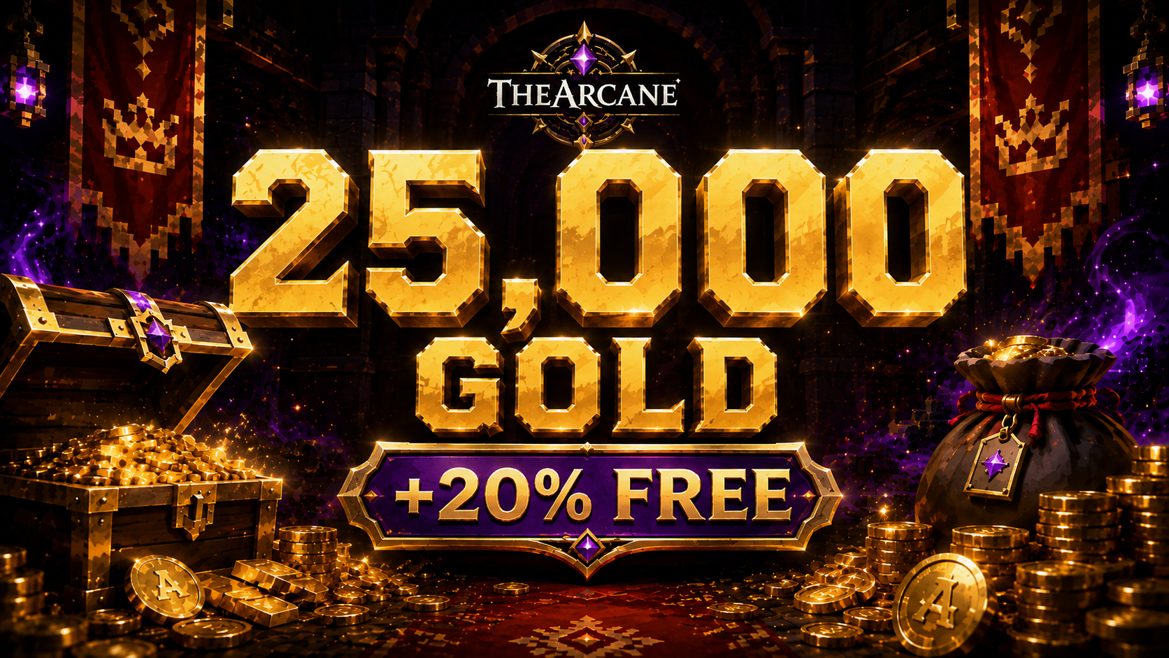 25,000 Gold (+20% FREE)