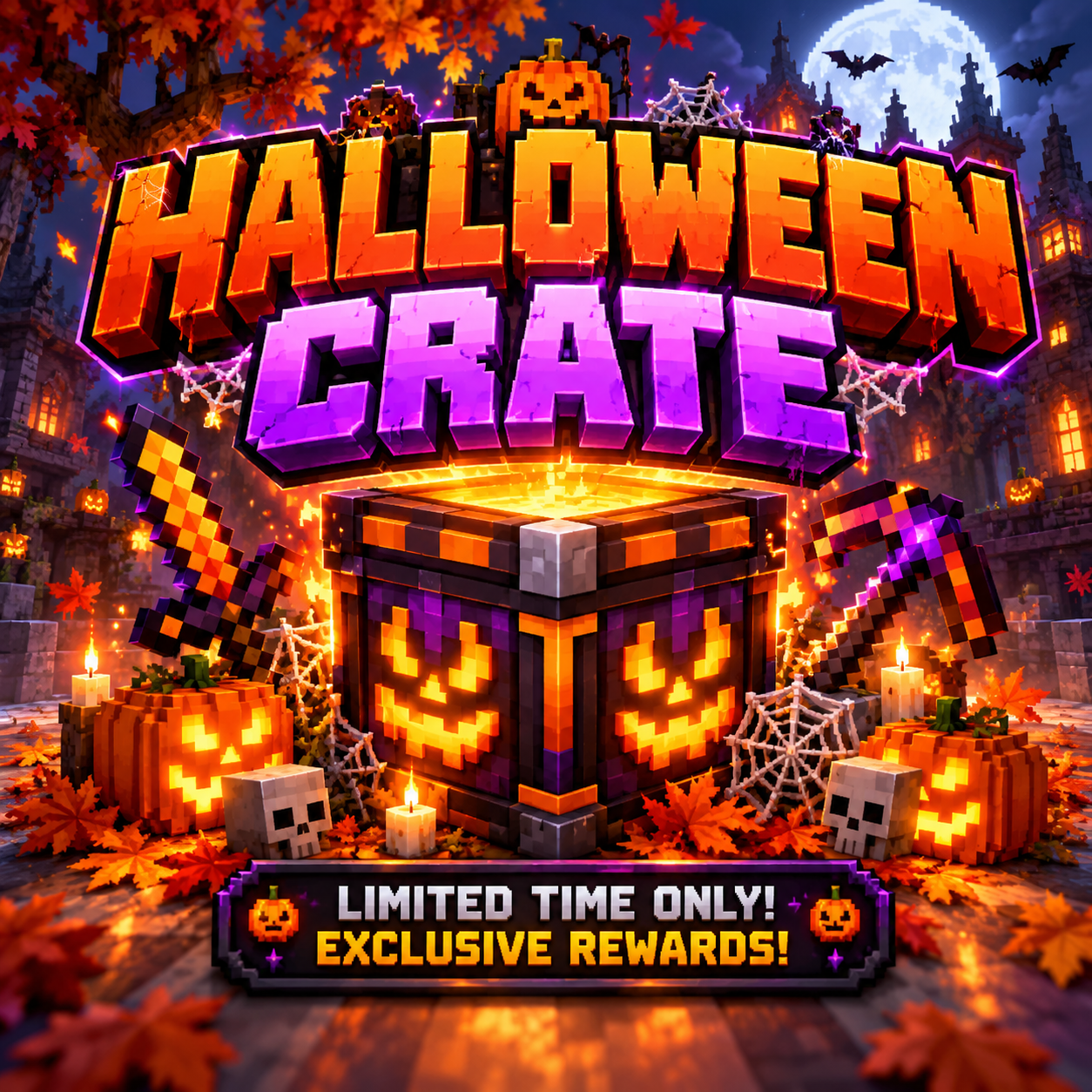 10x HALLOWEEN Crate Keys