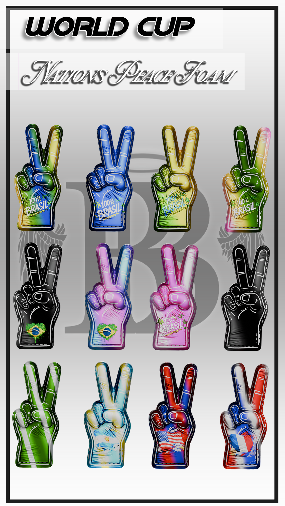 Nations Peace Foam Finger