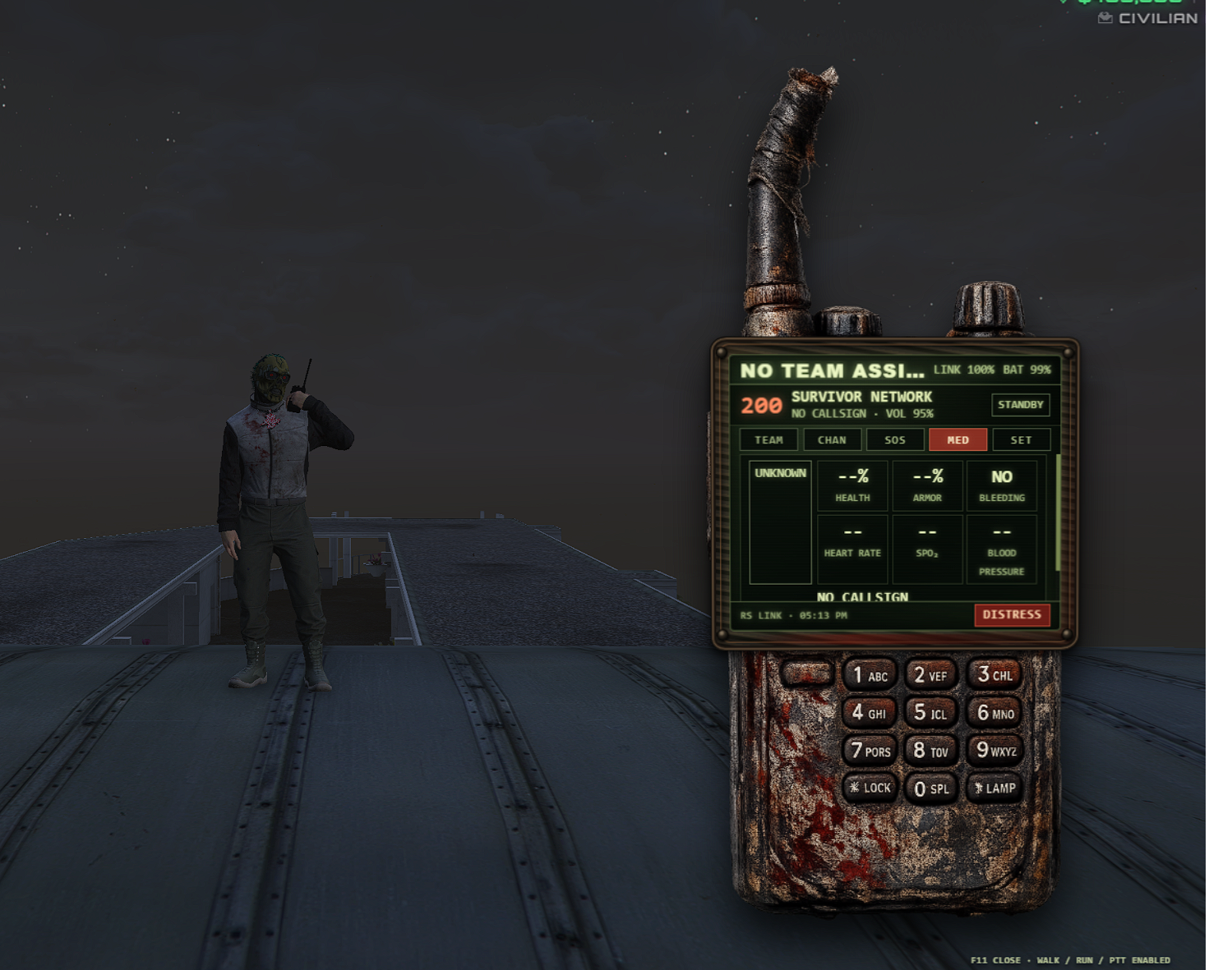 Walkie Talkie Radio for Zombie-Apocalypse Team SOS Emergency