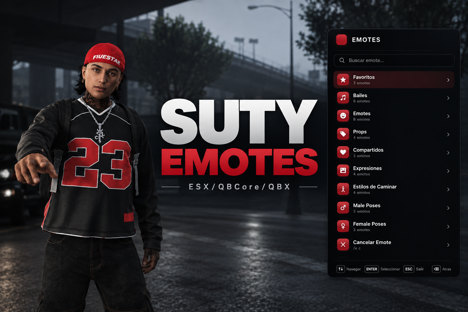 Emotes Menu