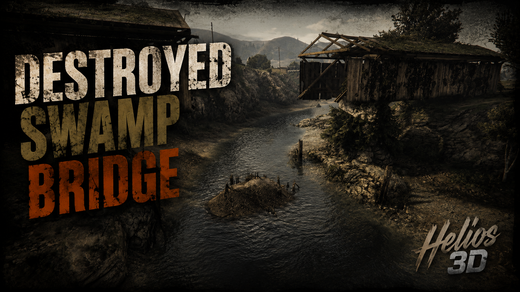 Destroyed Swamp Bridge | Post-Apocalypse Map