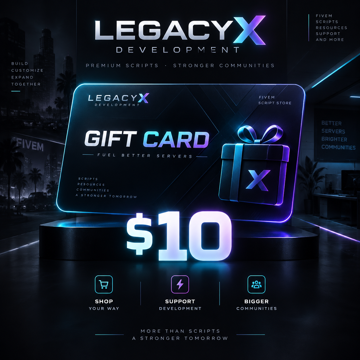 LegacyX $10 Gift Card