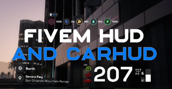 [QBCORE] CARHUD and HUD