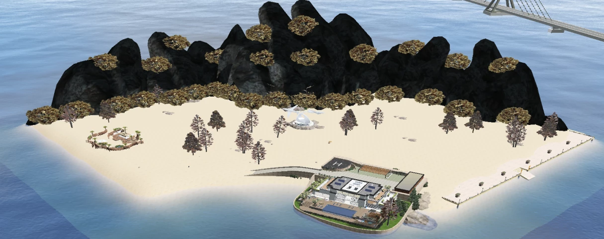 Private Island Mansion Estate