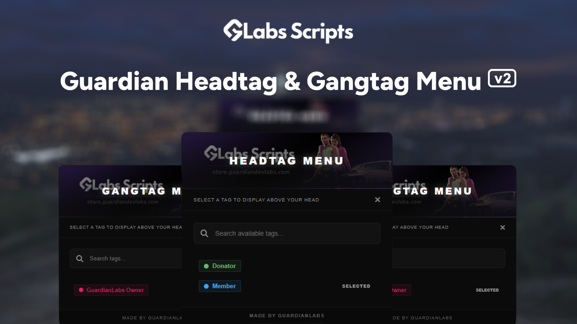 [Guardian Tags Menu v2]Standalone Escrowed {POPULAR}