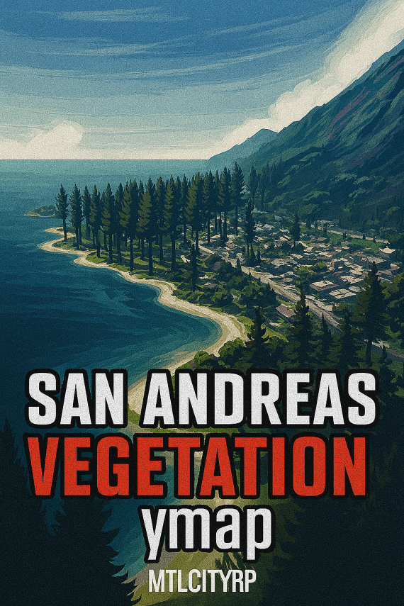 San Andreas Vegetation YMAP