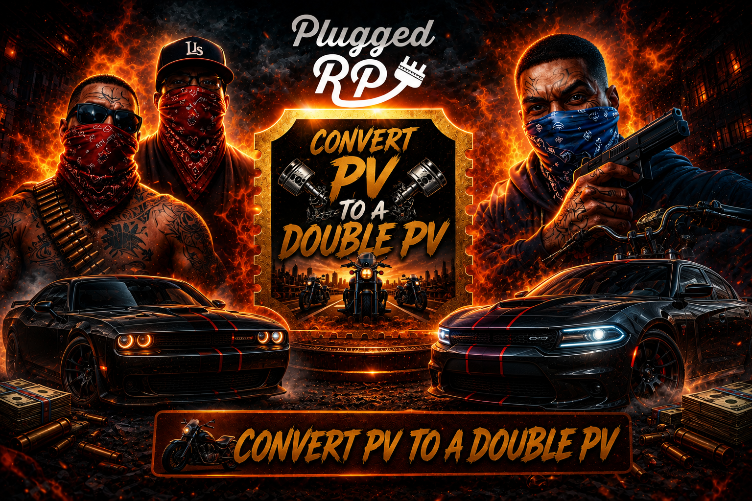 CONVERT PV TO A DOUBLE PV