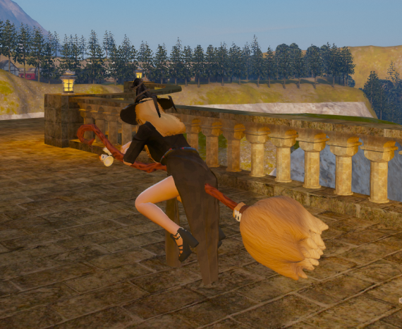 Classical Broomstick