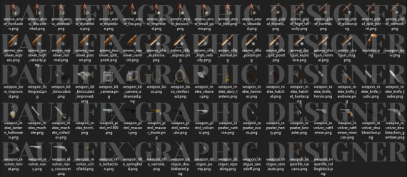 Colorful Weapons & Ammo Inventory Icons by Paulifix #1