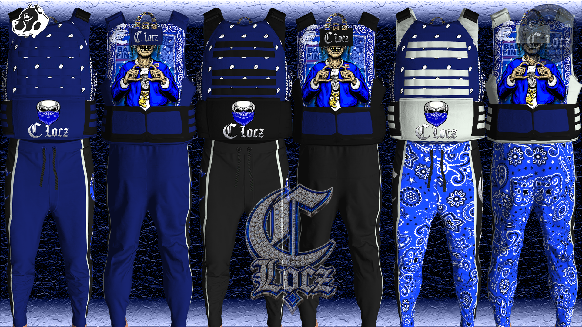 Blue Devils Gang Bullet Proof Vest | FiveM Clothing