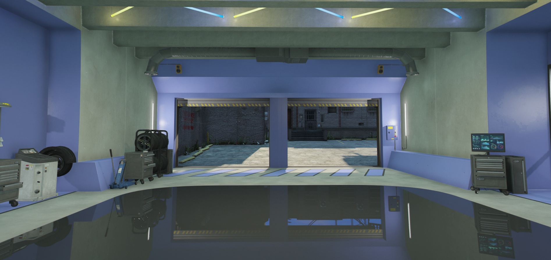 [The Neon Garage]mlo interior free