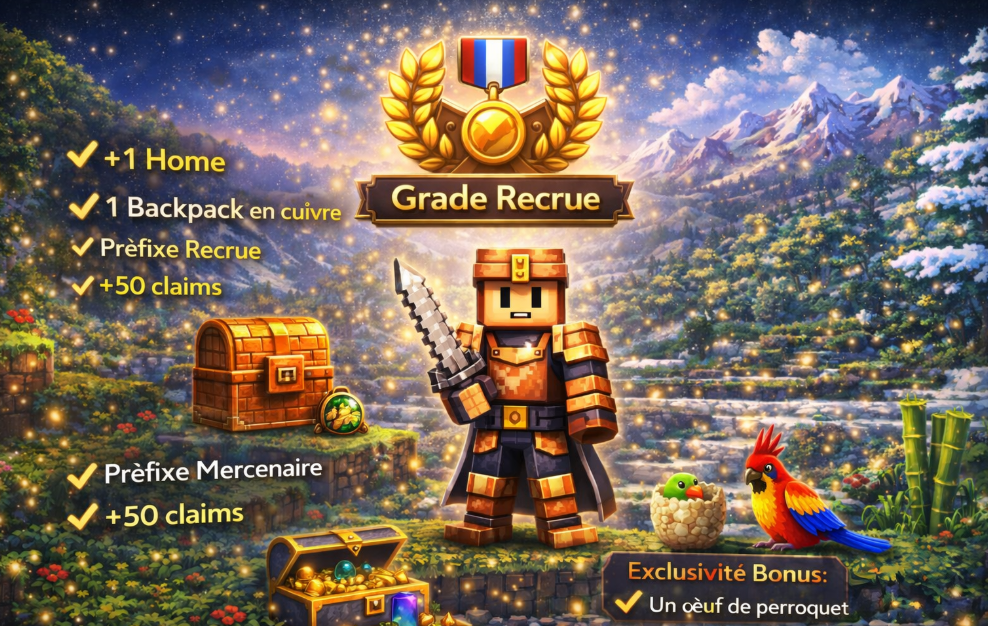 RECRUE (3mois)