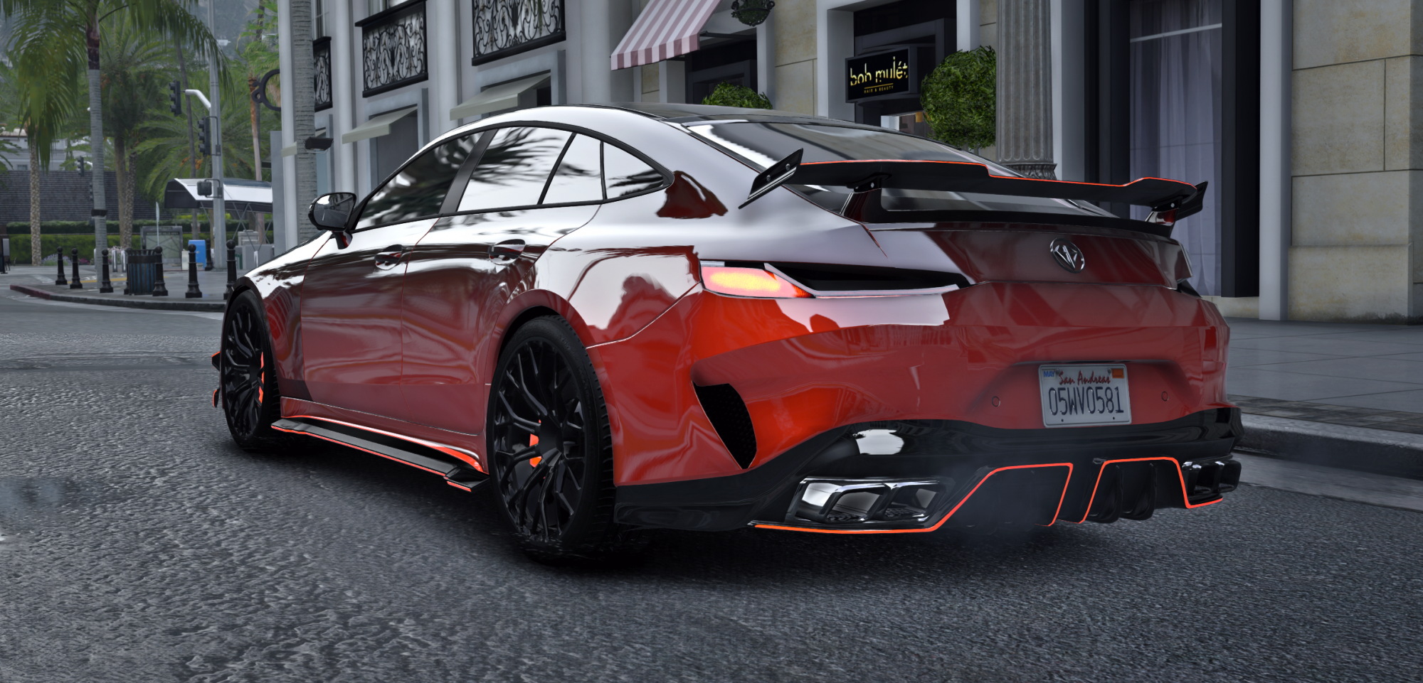 Benefactor GTB | HEX x LA Cars view 2