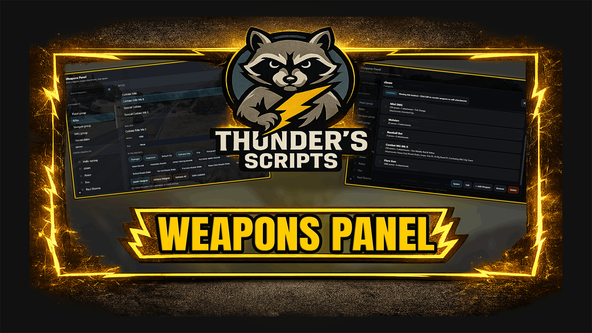 Weapons Panel