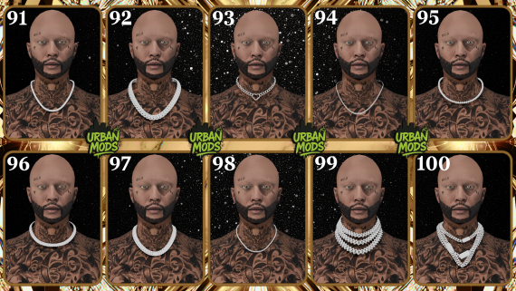 [CHAINS] PACK #10 - ONLY MODEL 3D NO FIVEM [.OBJ and TEXTURES]