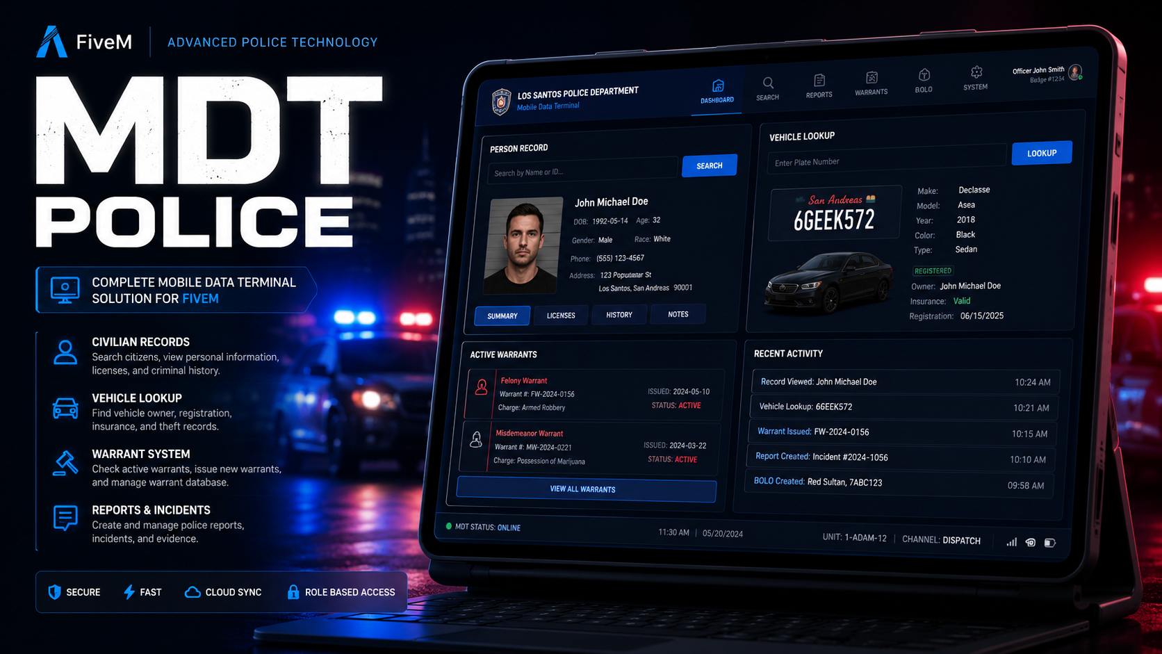 MDT Police | FiveM Script