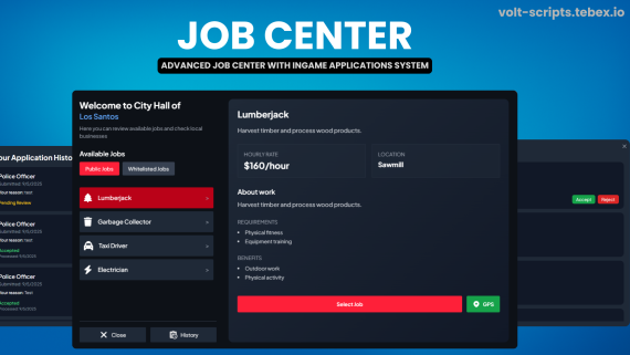 JOB CENTER (ESX/QB/QBOX)
