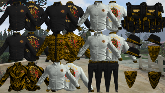 Golden Serpent Shirts 2