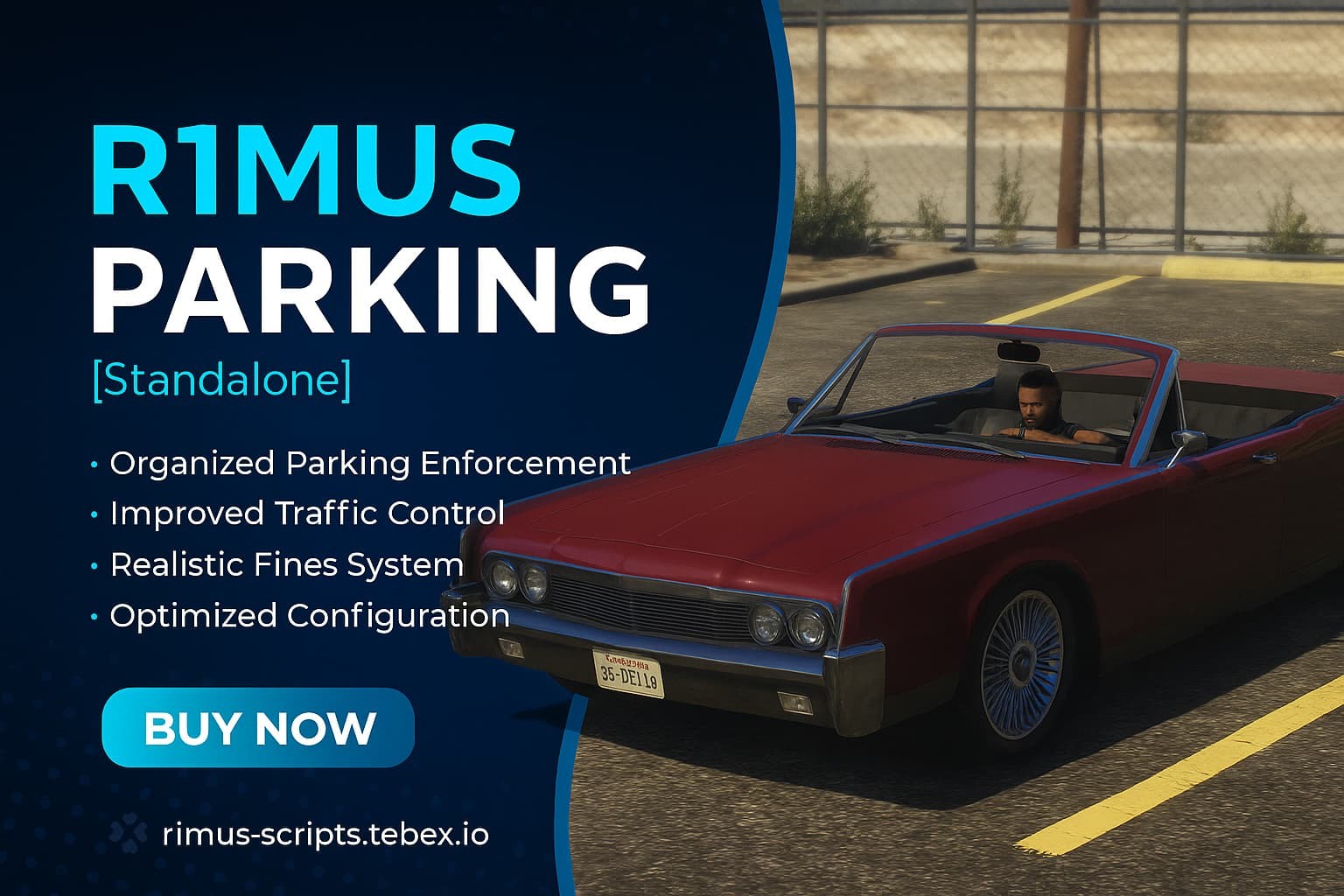 R1MUS Advanced Parking System - QBCore