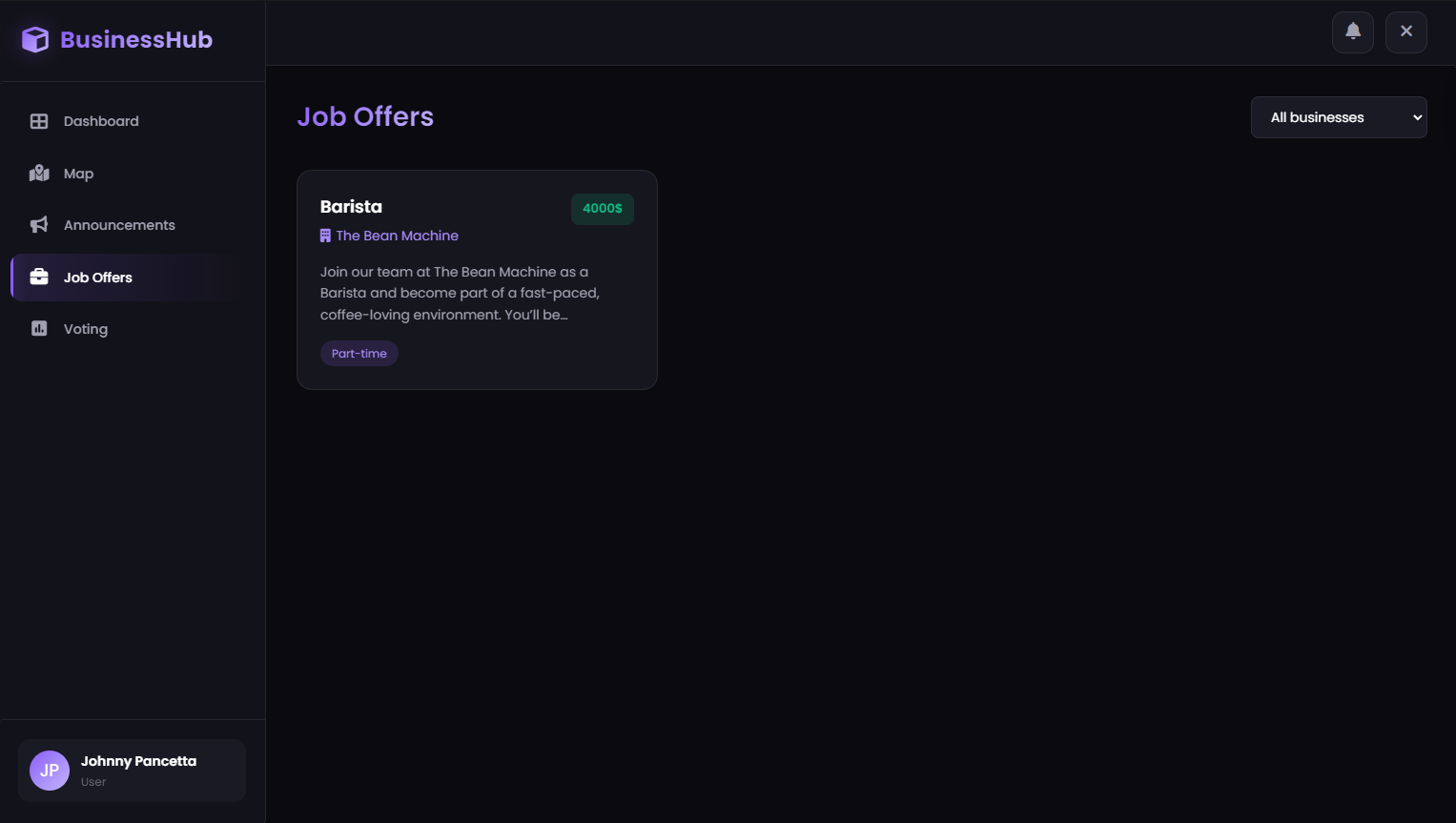 [cBusinessHub]ESX QBCore Standalone {ESCROW}