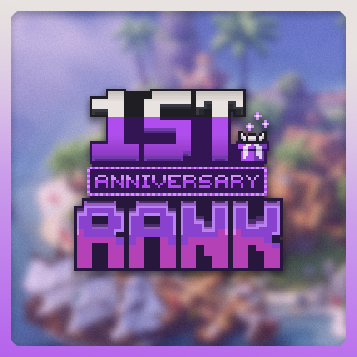1st Year Anniversary Rank