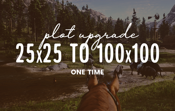 Plot Upgrade  | 25x25 to100x100